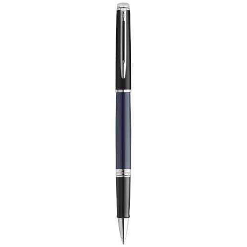 Hemisphere colour blocking rollerball pen with palladium trim (black ink)