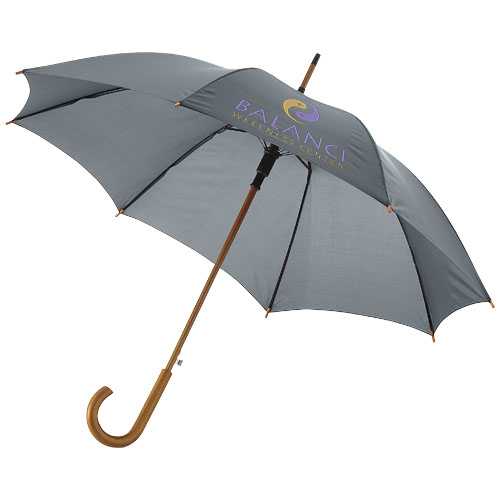 Kyle 23" auto open umbrella wooden shaft and handle