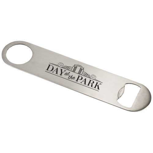 Paddle bottle opener