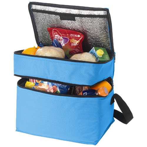 Oslo 2-zippered compartments cooler bag 13L