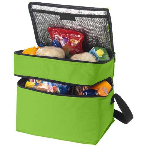 Oslo 2-zippered compartments cooler bag 13L