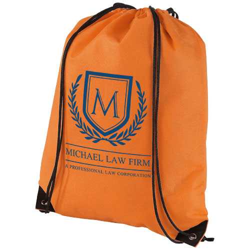 Evergreen non-woven drawstring bag 5L