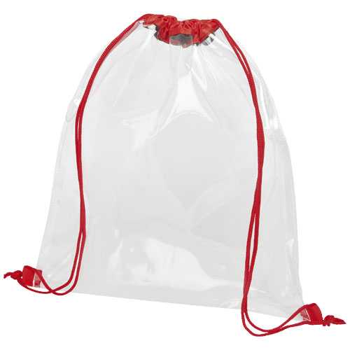 Lancaster transparent drawstring bag 5L