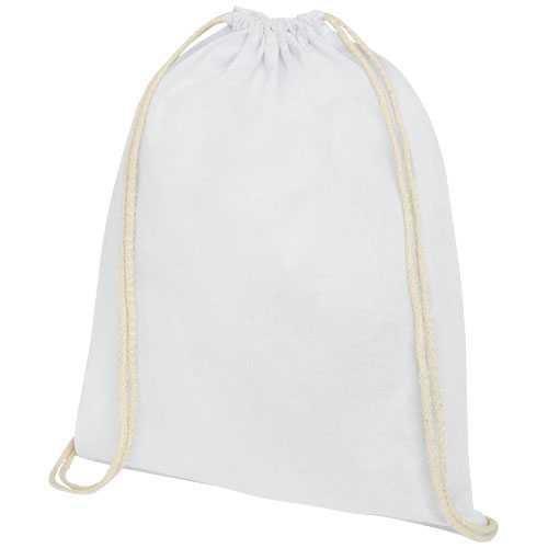 Oregon 100 g/m² cotton drawstring bag 5L