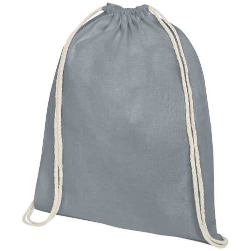 Oregon 100 g/m² cotton drawstring bag 5L