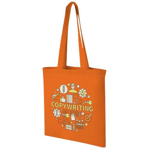 Madras 140 g/m² cotton tote bag 7L