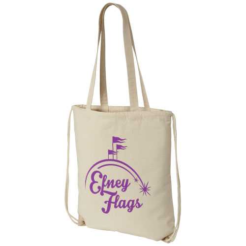 Eliza 240 g/m² cotton drawstring bag 6L