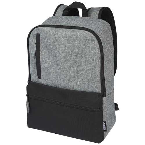 Reclaim 15" GRS recycled two-tone laptop backpack 14L