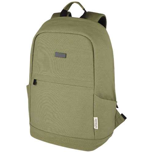 Joey 15.6" GRS recycled canvas anti-theft laptop backpack 18L