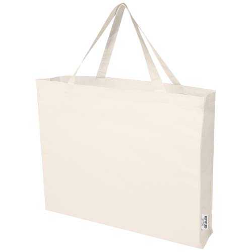 Odessa 220 g/m² GRS recycled cotton large tote bag