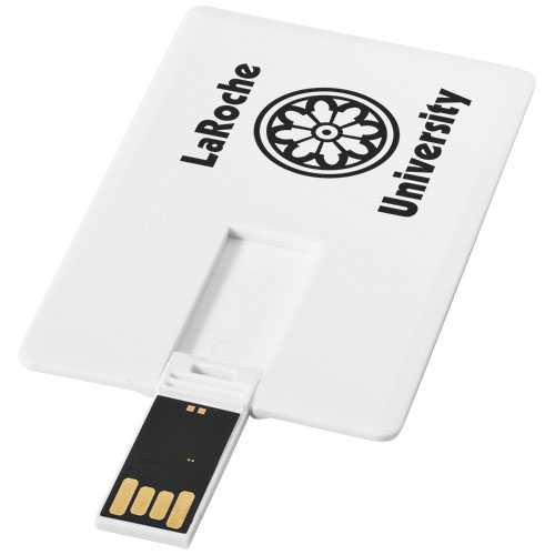 Slim card-shaped 4GB USB flash drive