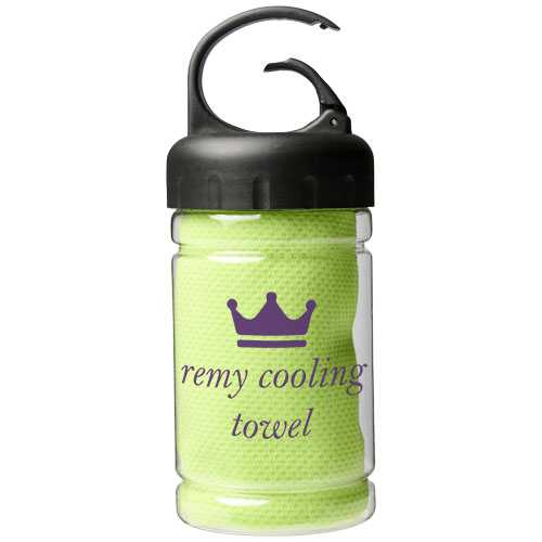 Remy cooling towel in PET container