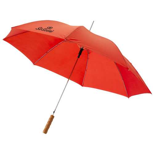 Lisa 23" auto open umbrella with wooden handle