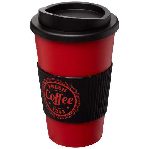 Americano® 350 ml insulated tumbler with grip