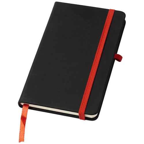 Noir A6 notebook with lined pages