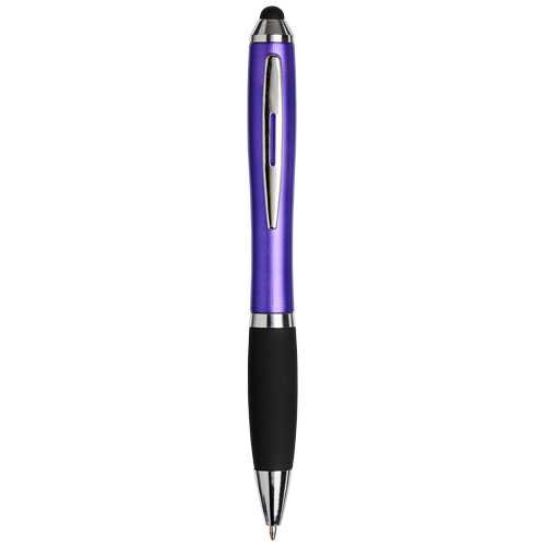 Curvy stylus ballpoint pen