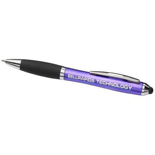 Curvy stylus ballpoint pen