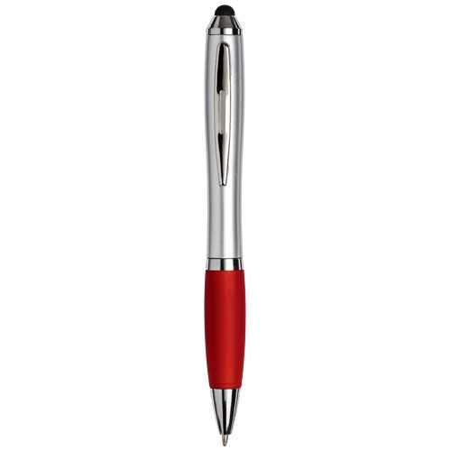 Curvy stylus ballpoint pen