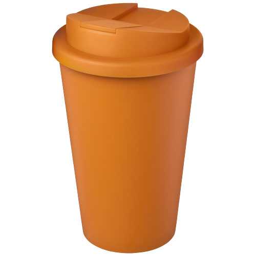 Americano® Eco 350 ml recycled tumbler with spill-proof lid