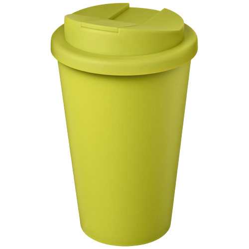 Americano® Eco 350 ml recycled tumbler with spill-proof lid