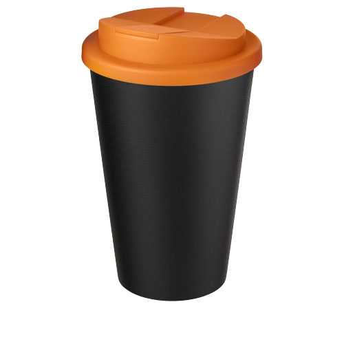 Americano® Eco 350 ml recycled tumbler with spill-proof lid