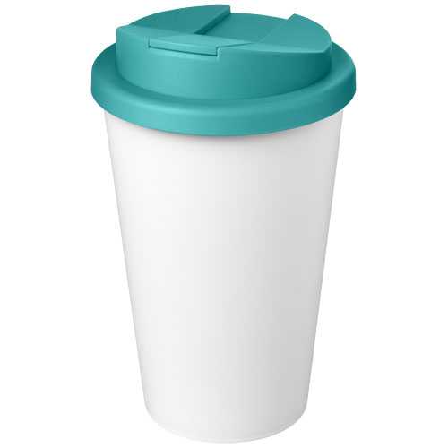 Americano® Eco 350 ml recycled tumbler with spill-proof lid