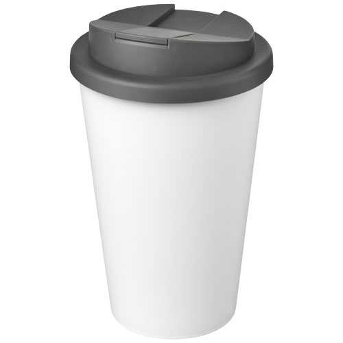 Americano® Eco 350 ml recycled tumbler with spill-proof lid