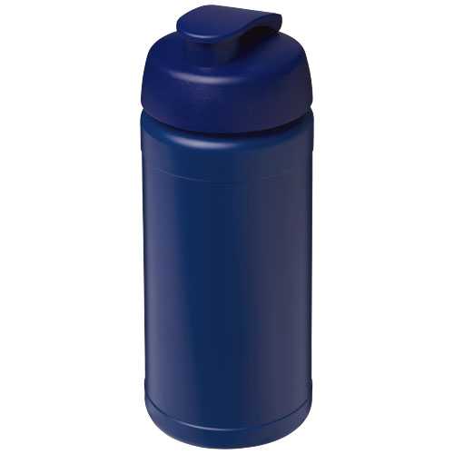 Baseline 500 ml recycled sport bottle with flip lid