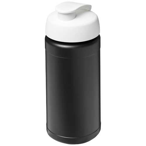 Baseline 500 ml recycled sport bottle with flip lid