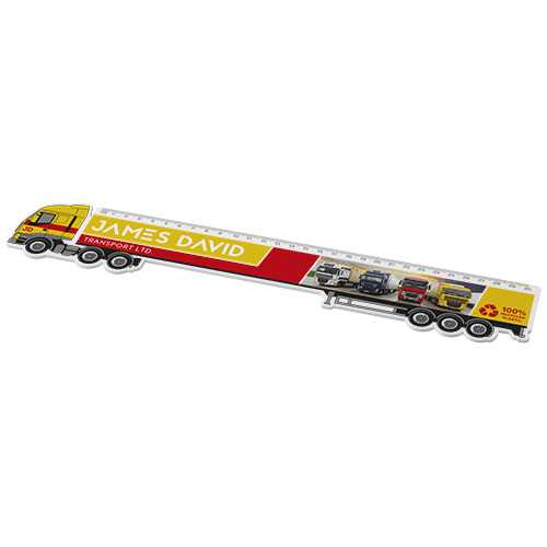 Tait 30cm lorry-shaped recycled plastic ruler