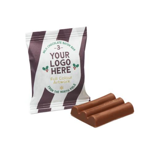 Winter Collection - 3 Baton Bar - Milk Chocolate - 41% Cocoa