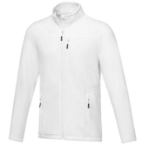 Amber men's GRS recycled full zip fleece jacket