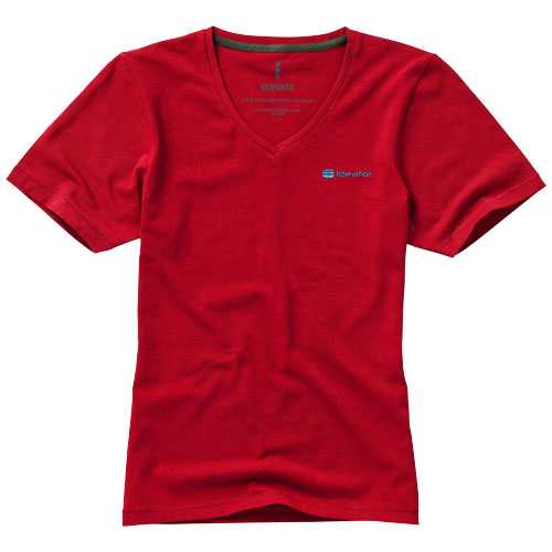 Kawartha short sleeve women's organic V-neck t-shirt