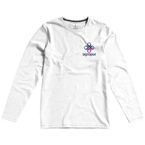 Ponoka long sleeve men's organic t-shirt