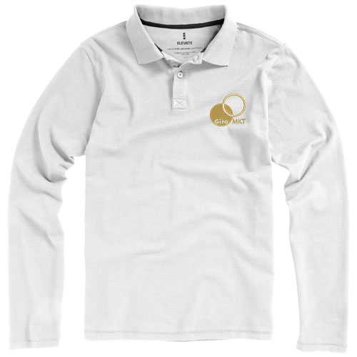 Oakville long sleeve men's polo