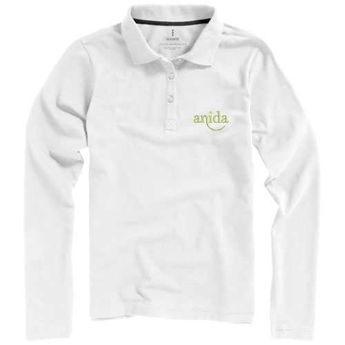 Oakville long sleeve women's polo