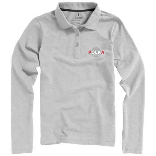 Oakville long sleeve women's polo