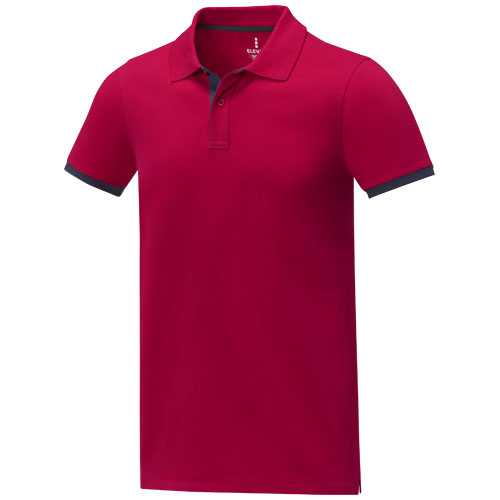 Morgan short sleeve men's duotone polo