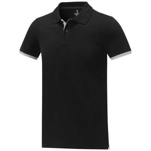 Morgan short sleeve men's duotone polo