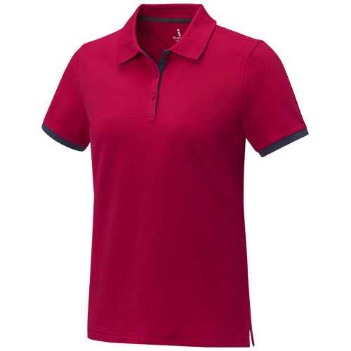 Morgan short sleeve women's duotone polo