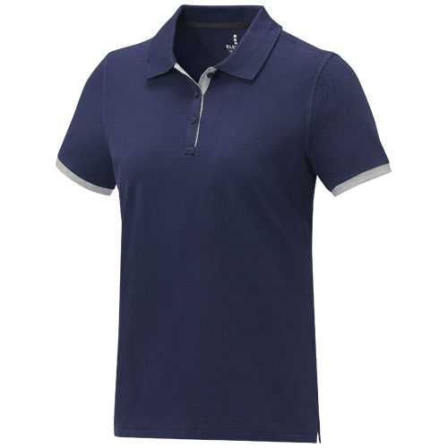 Morgan short sleeve women's duotone polo