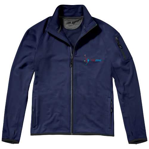 Mani men's performance full zip fleece jacket