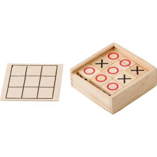 Wooden Tic Tac Toe game