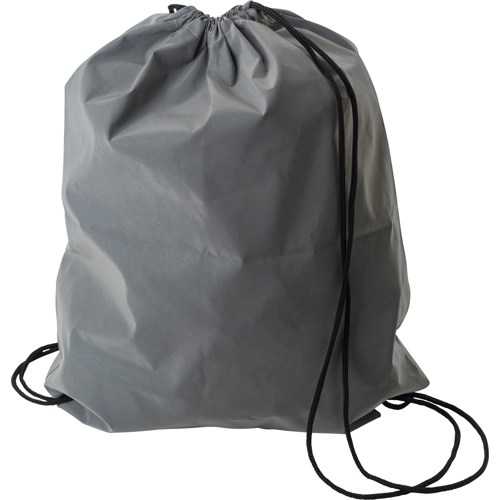 Synthetic fibre (190D) reflective drawstring backpack