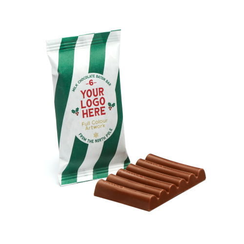 Winter Collection - 6 Baton Bar - Milk Chocolate² - 41% Cocoa