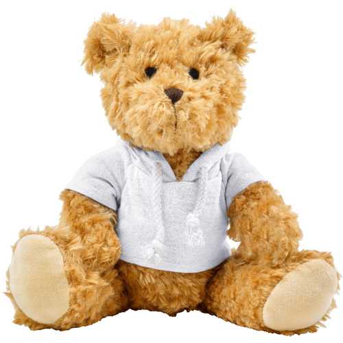 Plush teddy bear with hoodie