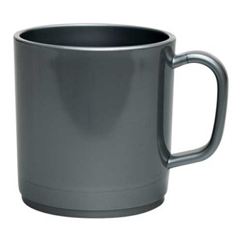 Plastic Mug Silver