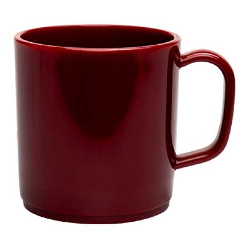 Plastic Mug Burgundy