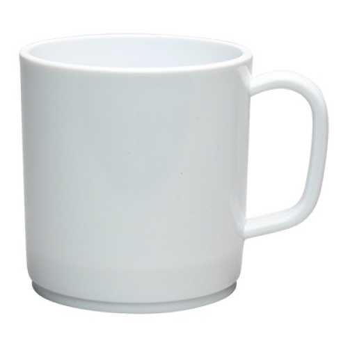 Plastic Mug White