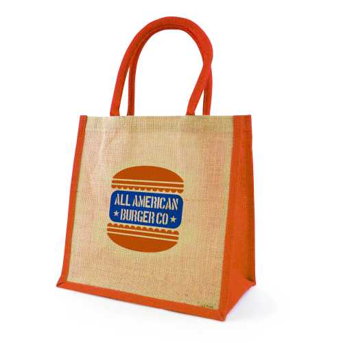 Medium Coloured Trim Halton Shopper